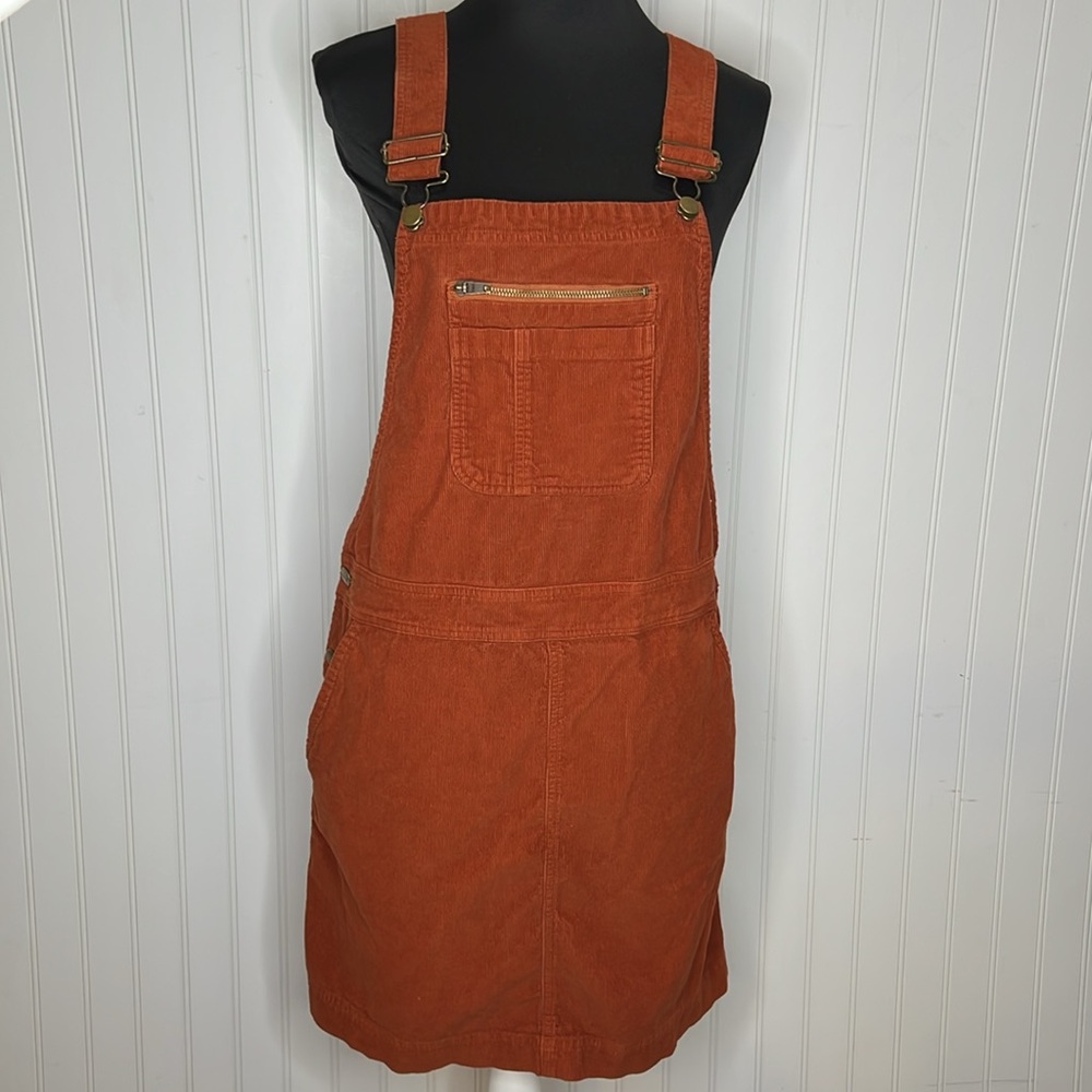 Toad&Co Orange Overall Dress
